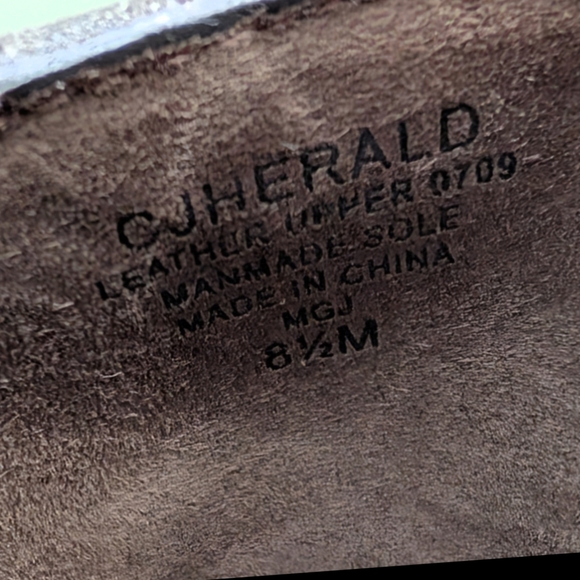 Circa Joan Herald David Gray Suede Heels 8.5 - Picture 9 of 9